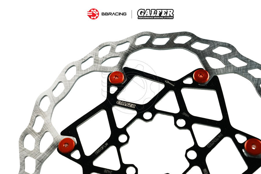 Đĩa Thắng Galfer Xe Đạp Floating 180mm - Khoen Cam