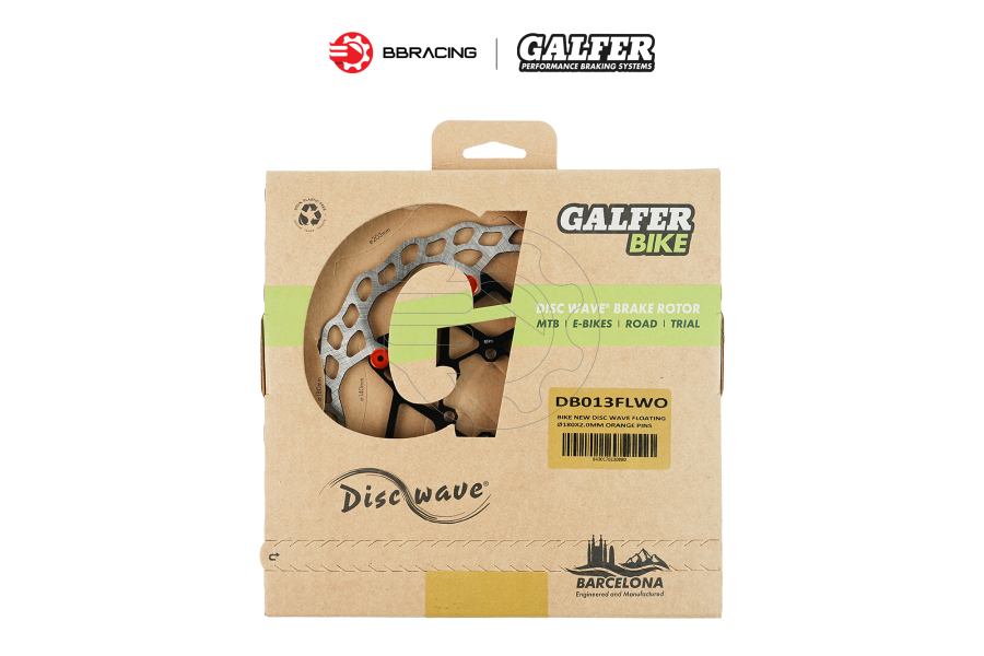 Đĩa Thắng Galfer Xe Đạp Floating 180mm - Khoen Cam