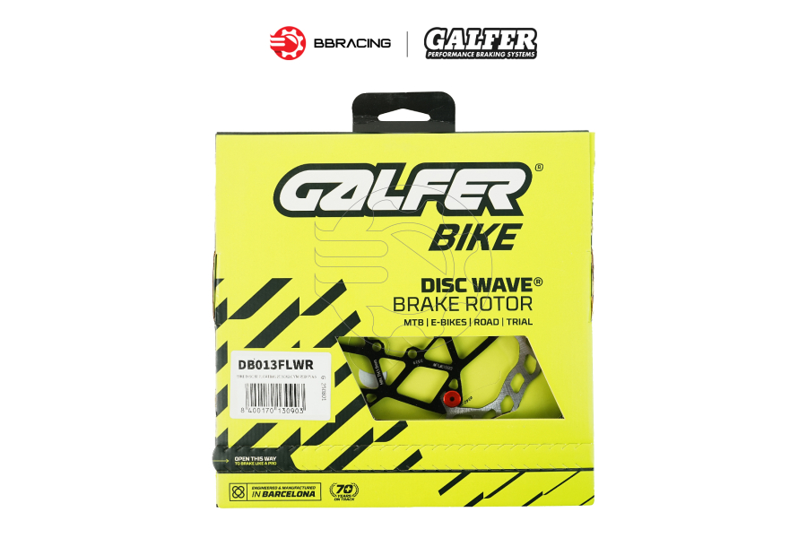 Đĩa Thắng Galfer Xe Đạp Floating 180mm - Khoen Đỏ