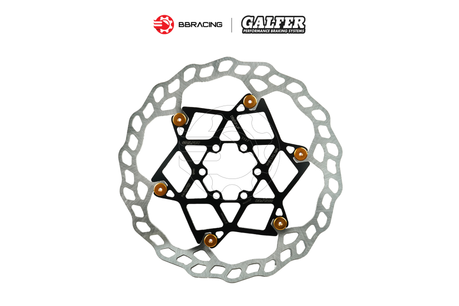 Đĩa Thắng Galfer Xe Đạp Floating 180mm - Khoen Vàng