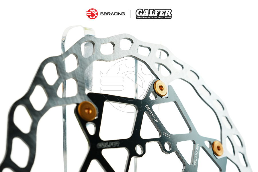 Đĩa Thắng Galfer Xe Đạp Floating 180mm - Khoen Vàng