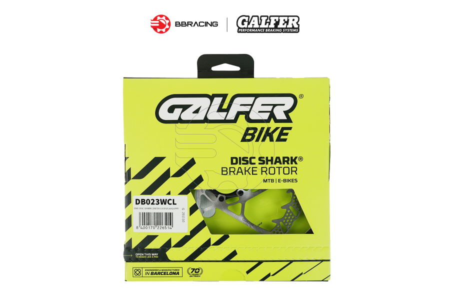 Đĩa Thắng Galfer Xe Đạp Shark Center Lock 180mm
