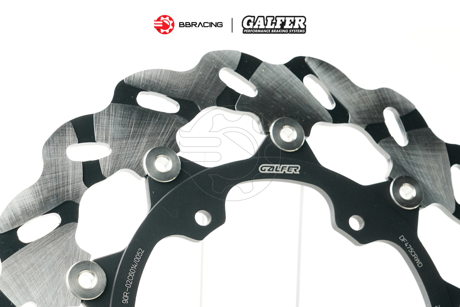 Đĩa Thắng Galfer Grooved Yamaha R1, R6, MT-10 Trước 320mm - Phải
