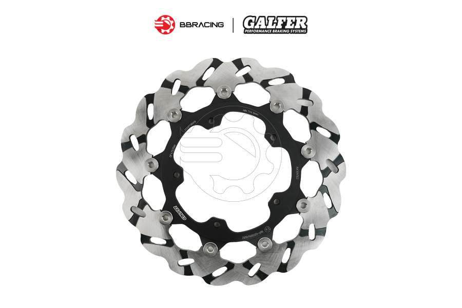 Đĩa Thắng Galfer Grooved Yamaha R1, R6, MT-10 Trước 320mm - Trái