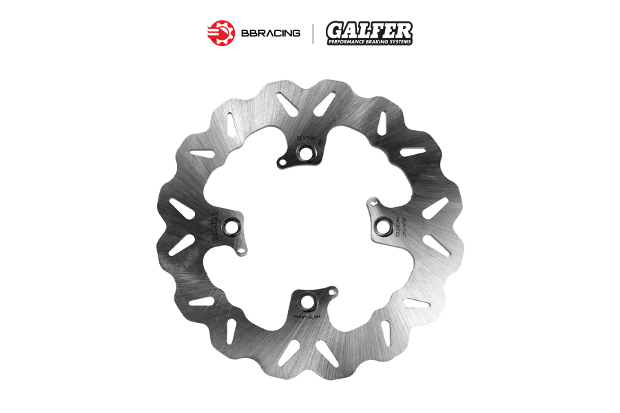 Đĩa Thắng Galfer Triumph T100, T120 Sau 255mm