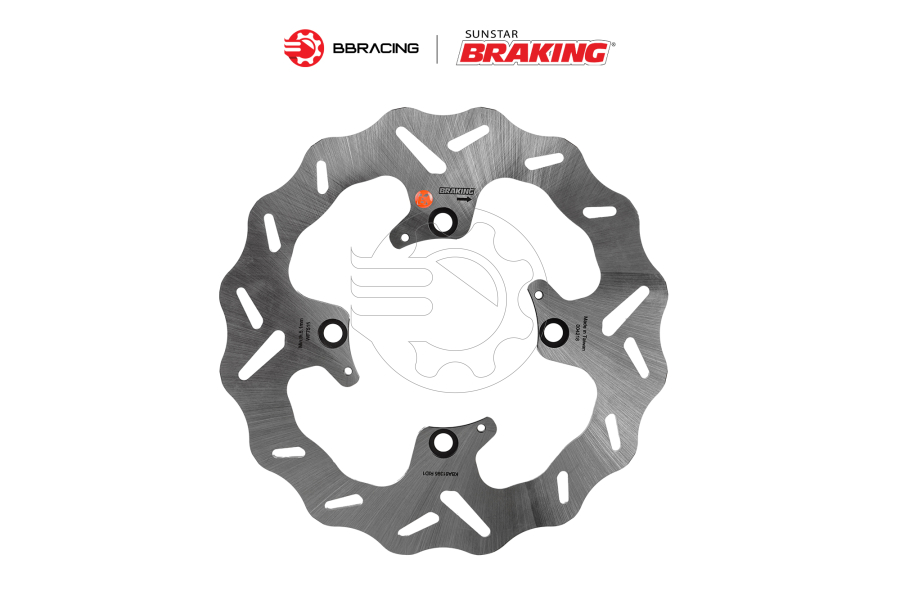 Đĩa Thắng Braking Triumph Speed Triple RS Sau 255mm