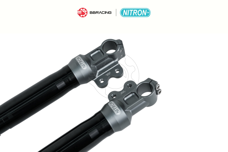 Phuộc Trước Nitron Universal Đen - Vàng