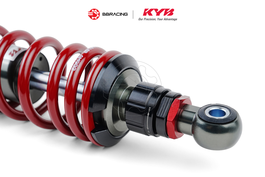 Phuộc Sau Honda Giorno 125 - KYB Elite Đỏ
