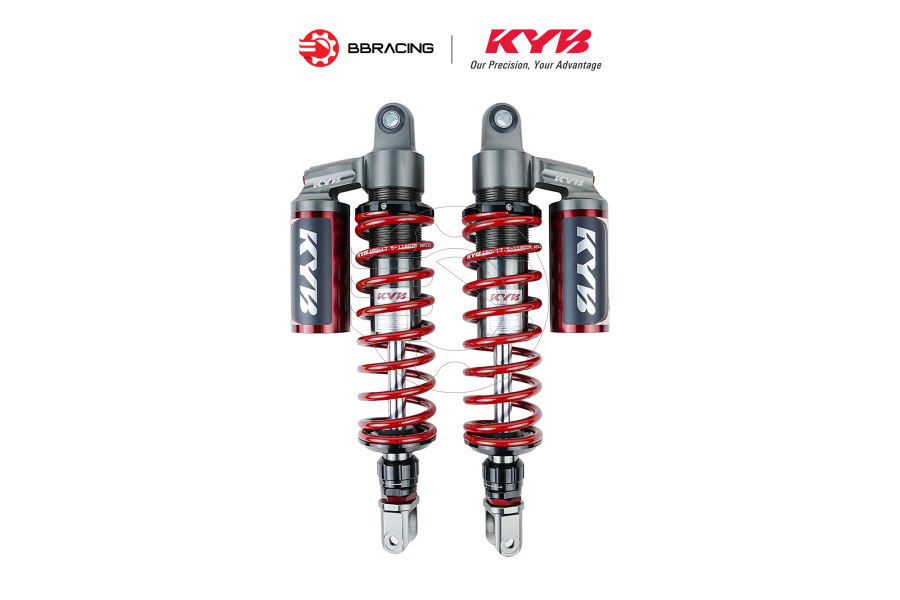 Phuộc Sau Yamaha X Max 300 (350mm) - KYB Elite Đỏ