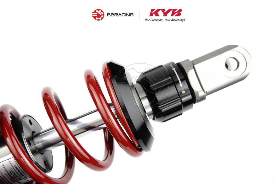 Phuộc Sau Yamaha Nmax 155 - KYB Elite Đỏ