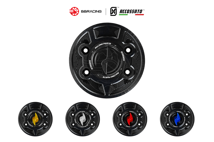 Nắp Xăng Accossato BMW FC103 Đen