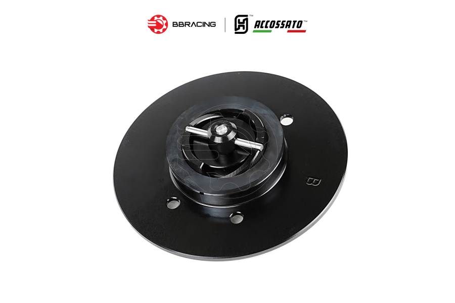 Nắp Xăng Accossato BMW FC103 Đen