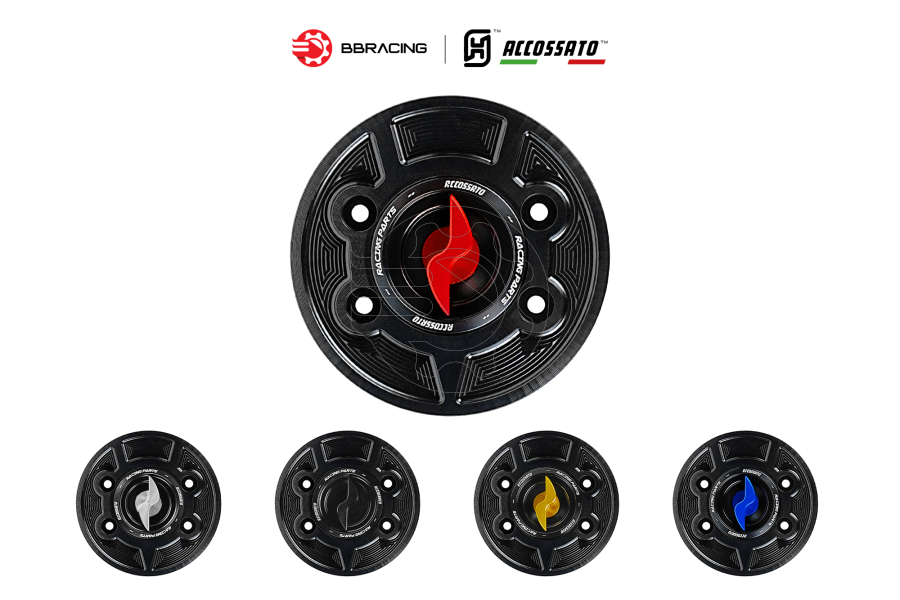 Nắp Xăng Accossato BMW FC103 Đỏ