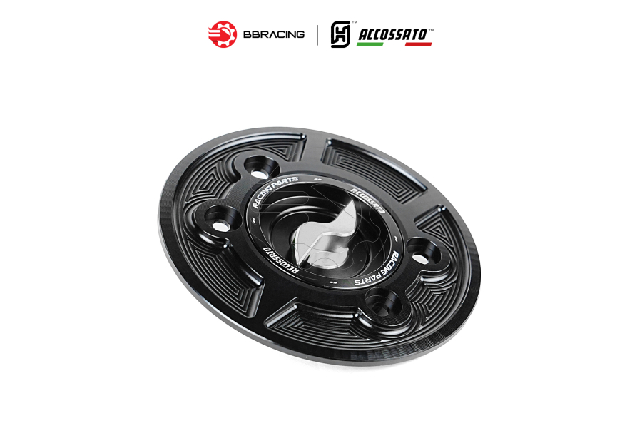 Nắp Xăng Accossato BMW FC103 Bạc