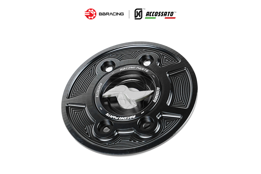 Nắp Xăng Accossato BMW FC103 Bạc