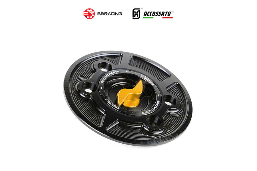 Nắp Xăng Accossato BMW FC103 Vàng