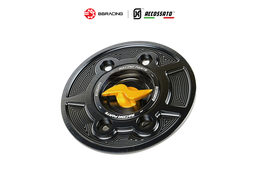 Nắp Xăng Accossato BMW FC103 Vàng