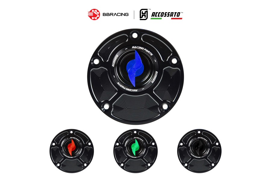 Nắp Xăng Accossato Ducati FC104 Xanh Dương