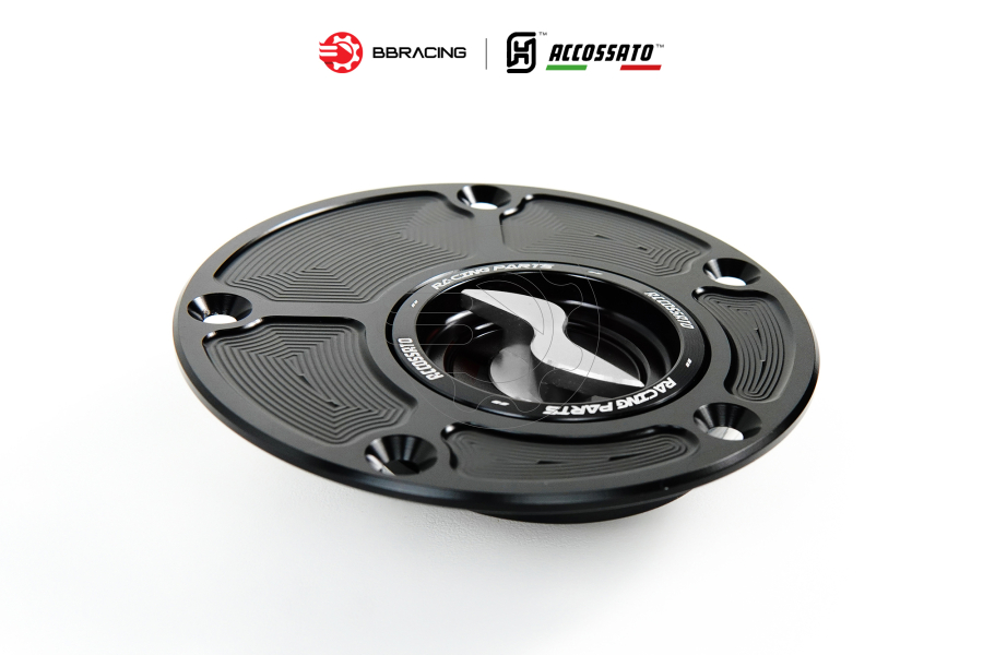 Nắp Xăng Accossato Ducati FC104 Bạc