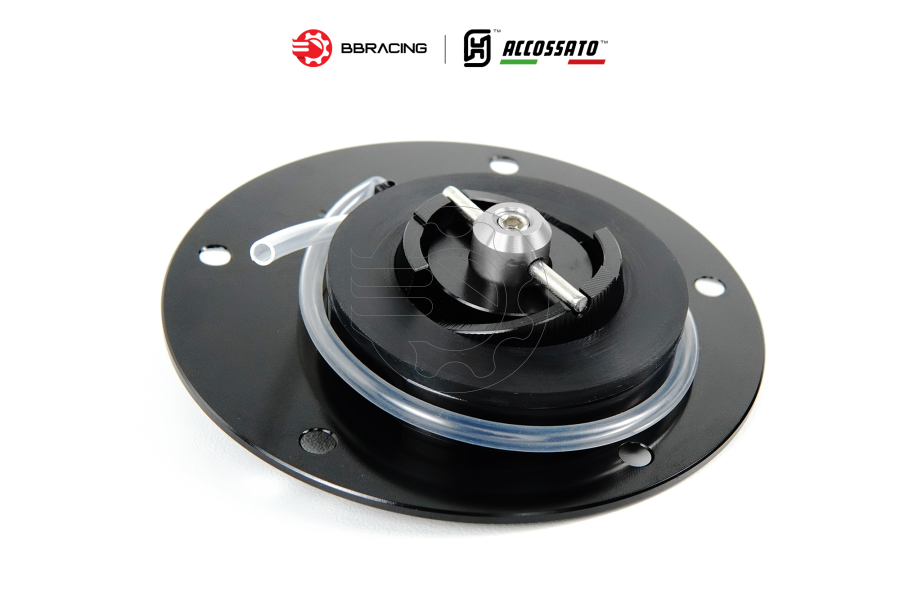 Nắp Xăng Accossato Ducati FC104 Bạc