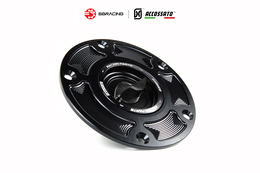 Nắp Xăng Accossato Ducati FC105 Đen