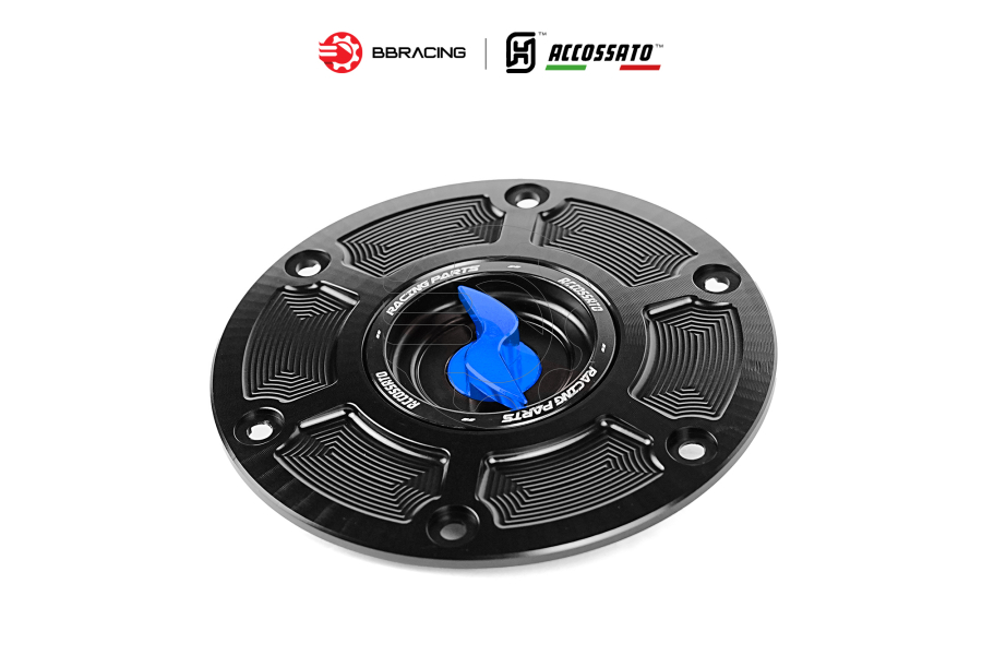 Nắp Xăng Accossato Ducati FC107 Xanh Dương