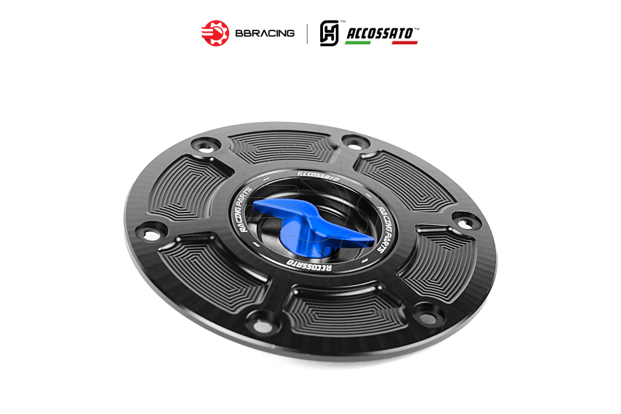 Nắp Xăng Accossato Ducati FC107 Xanh Dương