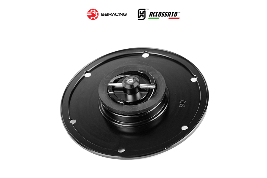 Nắp Xăng Accossato Ducati FC107 Đen
