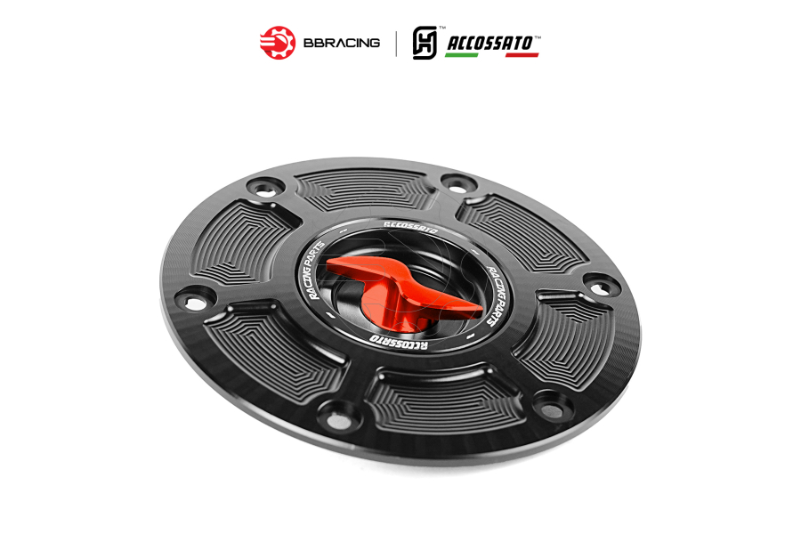 Nắp Xăng Accossato Ducati FC107 Đỏ
