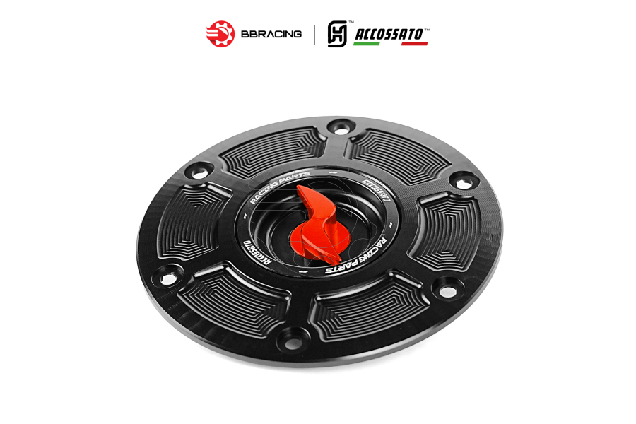 Nắp Xăng Accossato Ducati FC107 Đỏ