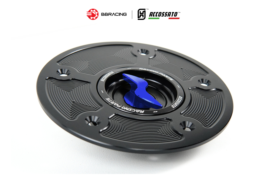 Nắp Xăng Accossato Honda FC110 Xanh Dương