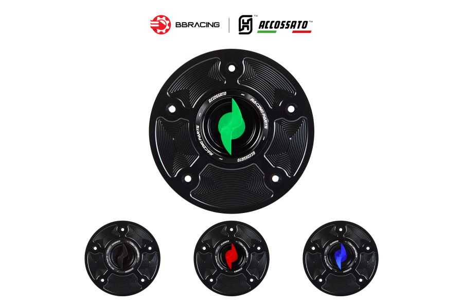 Nắp Xăng Accossato Honda FC110 Xanh Lá