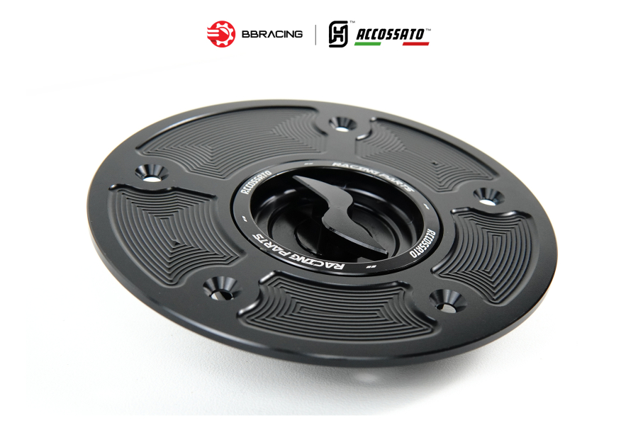 Nắp Xăng Accossato Honda FC110 Đen