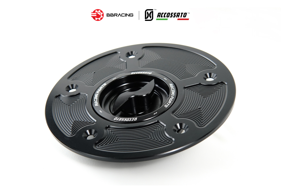 Nắp Xăng Accossato Honda FC110 Đen