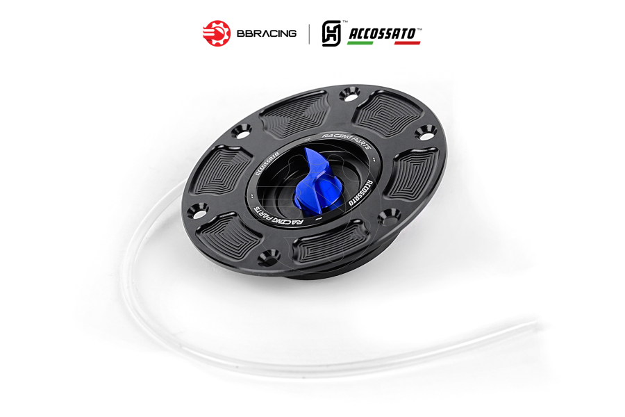 Nắp Xăng Accossato Triumph FC123 Xanh Dương