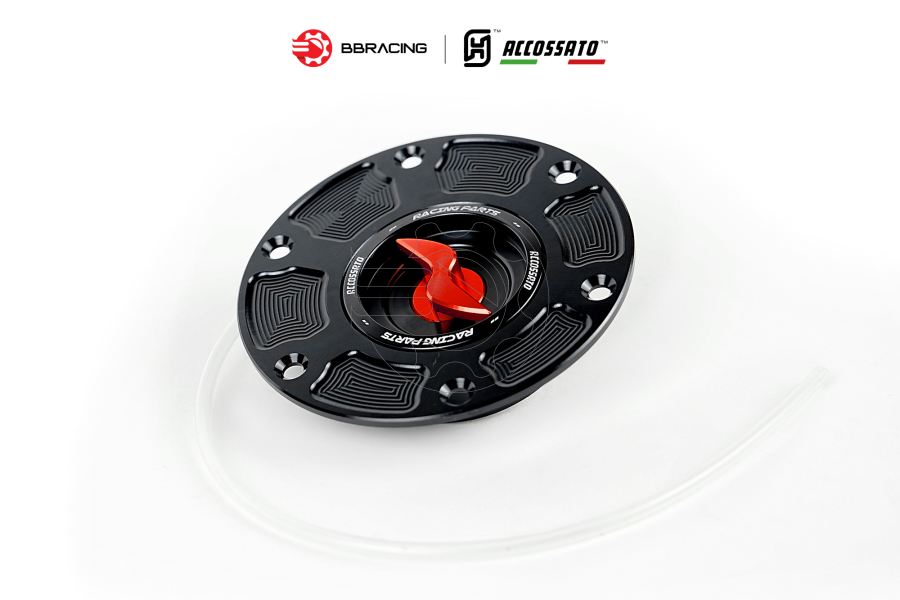 Nắp Xăng Accossato Triumph FC123 Đỏ