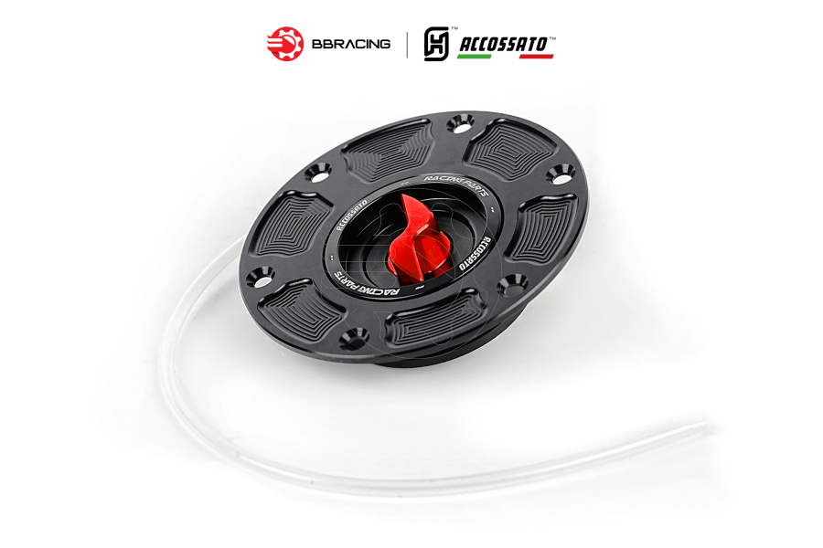 Nắp Xăng Accossato Triumph FC123 Đỏ