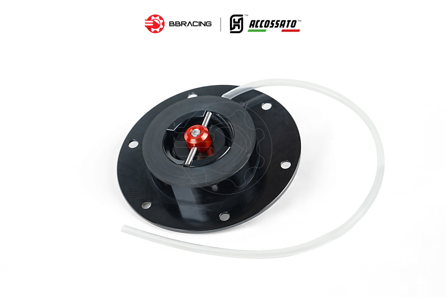 Nắp Xăng Accossato Triumph FC123 Đỏ
