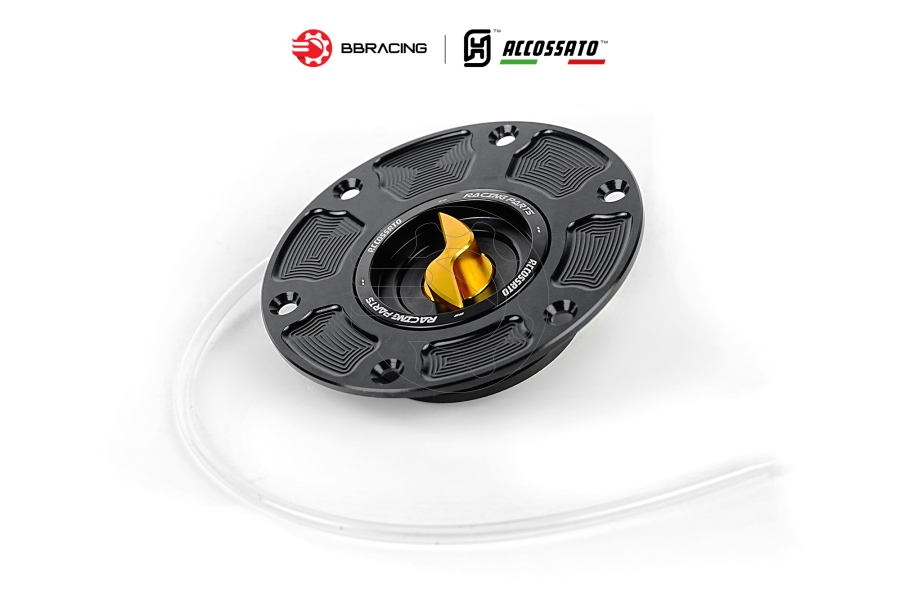 Nắp Xăng Accossato Triumph FC123 Vàng