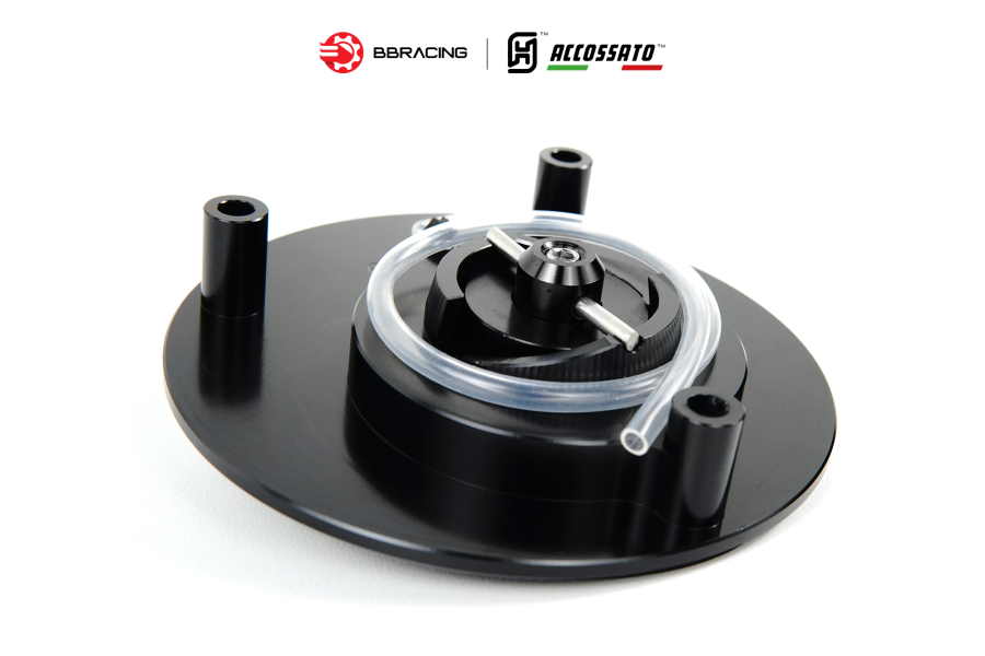 Nắp Xăng Accossato Yamaha FC124 Đen
