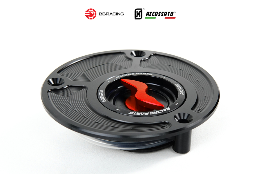 Nắp Xăng Accossato Yamaha FC124 Đỏ