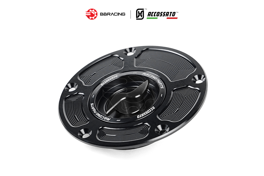 Nắp Xăng Accossato Honda FC125 Đen