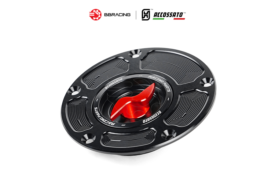 Nắp Xăng Accossato Honda FC125 Đỏ