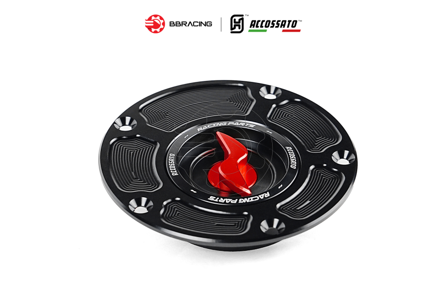Nắp Xăng Accossato Honda FC125 Đỏ