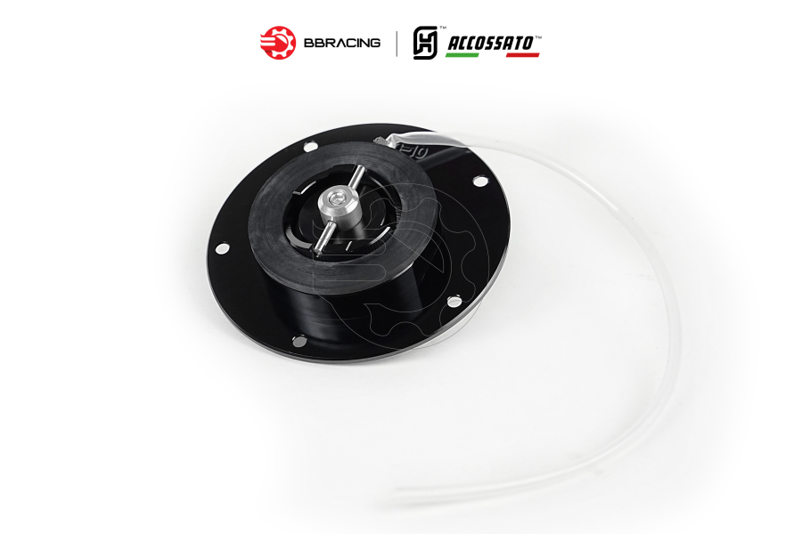 Nắp Xăng Accossato Honda FC125 Bạc