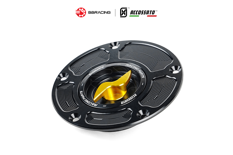 Nắp Xăng Accossato Honda FC125 Vàng