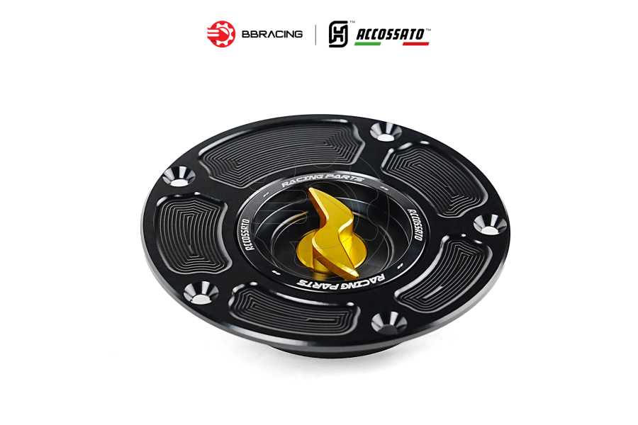 Nắp Xăng Accossato Honda FC125 Vàng