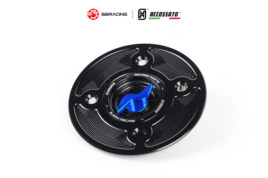 Nắp Xăng Accossato Kawasaki FC126 Xanh Dương