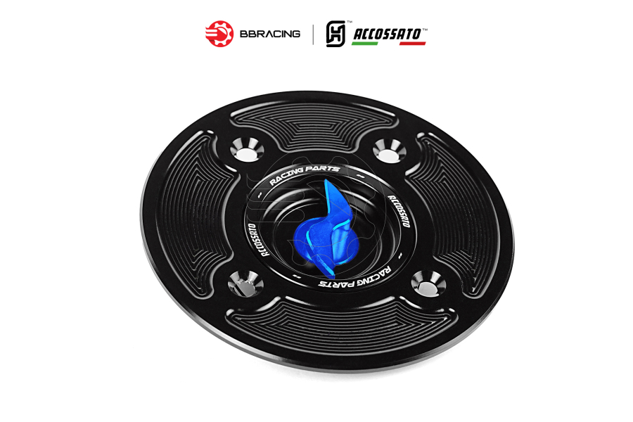 Nắp Xăng Accossato Kawasaki FC126 Xanh Dương