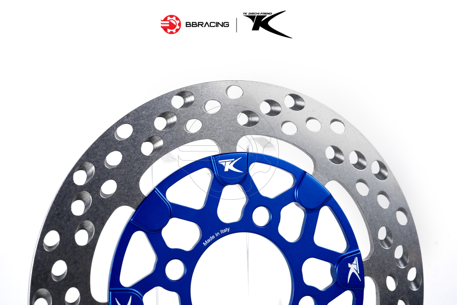 Đĩa Thắng TK RACING Honda Wave, Monkey 125 Trước 220mm - Xanh Dương